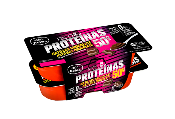 NATILHAS CHOC RICO PROTEINA REINA 4X125G