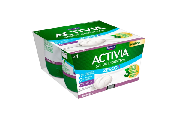 IOGURTE ACTIVIA 000% NATURAL DANONE 115G