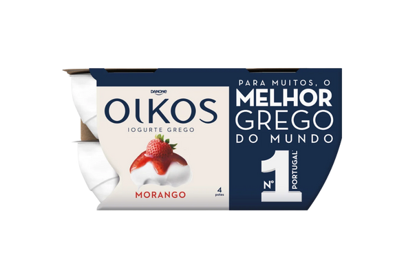 IOGURTE GREGO OIKOS MORANGO DANONE