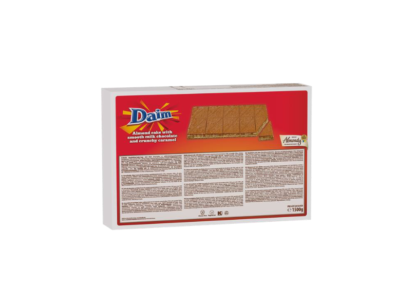 ALMONDY TARTE CHOCOL DAIM TAB.CONG.1500G