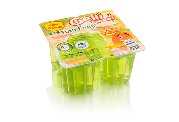 GELATINA GELLI SWEET TFRUTI REINA 4X100G