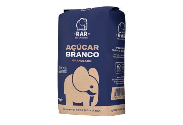 AÇÚCAR BRANCO GRANULADO EMBALAGEM DE PAPEL RAR