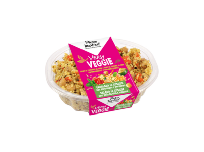 SALADA DE COUSCOUS C/ LEGUMES E GRÃO DE BICO 200G CX8 PIERRE MARTINET