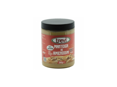 MANTEIGA AMENDOIM C/PED 340 GR TREVI