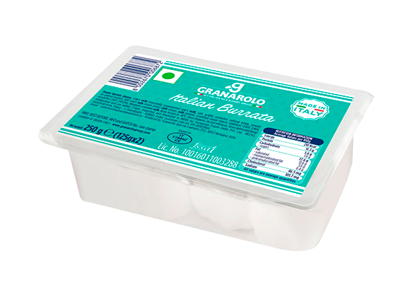 BURRATA CONGELADA GRANAROLO 2X125G CX 10UN