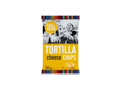 CASA DE MÉXICO NACHOS DE QUEIJO 125G CX10UN