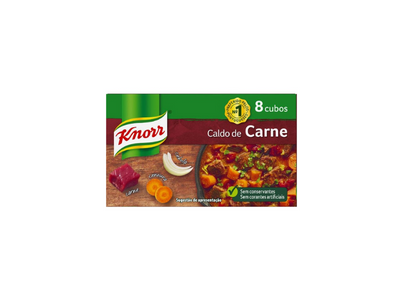 CALDO KNORR CARNE 8 CUBOS