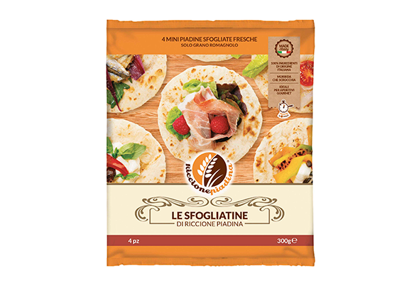 RICCIONE PIADINA SFOGLIATINE 300G