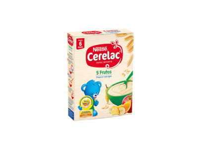 CERELAC C/LEITE 5 FRUTOS 250 GR