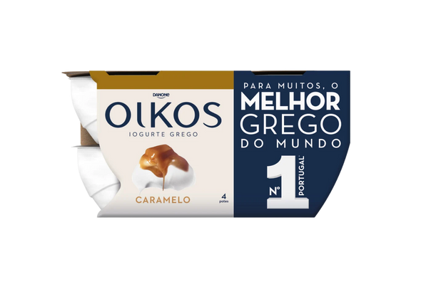 IOGURTE GREGO OIKOS CARAMELO DANONE