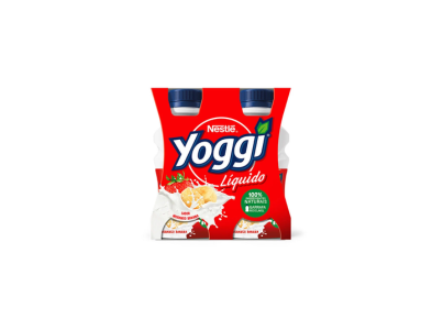 Iogurte Liq Morango 4X160G Yoggi