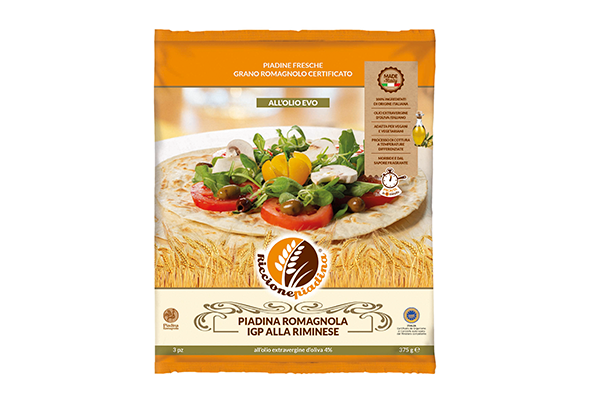 RICCIONE PIADINA AZEITE VIRGEM EXTRA 375G