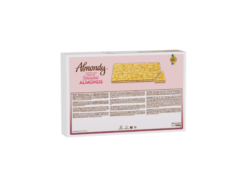ALMONDY TARTE AMENDOA TAB. CONG.1400G