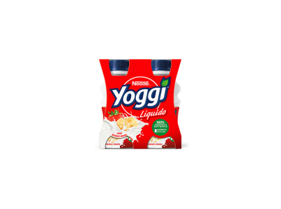 IOGURTE LIQ MORANGO BANANA 4X160G YOGGI