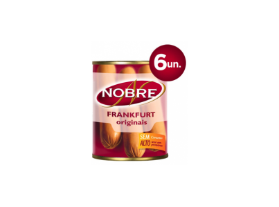 SALSICHA FRANK 6 UNI NOBRE C/24