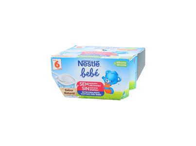 IOGURTE NESTLE BEBE NATURAL 4X100G