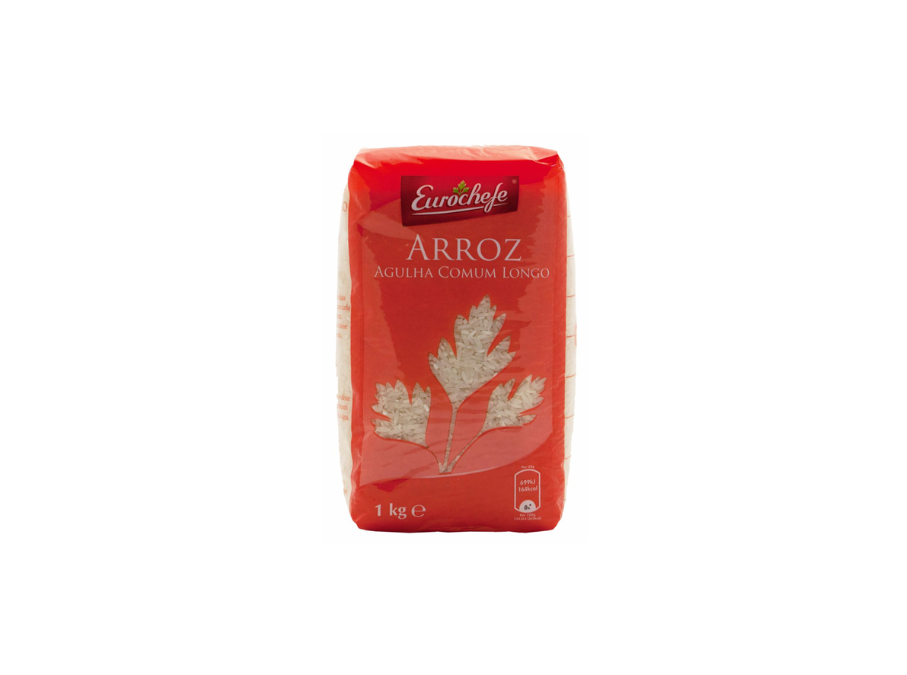 Arroz Longo Comum Agulha Eurochefe 1 Kg