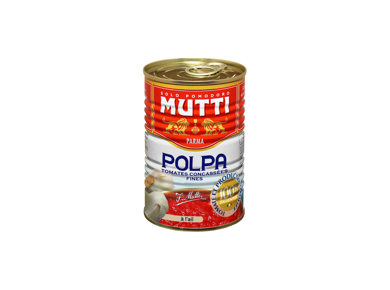 Mutti Tomate Triturado C Alho 400 Gr