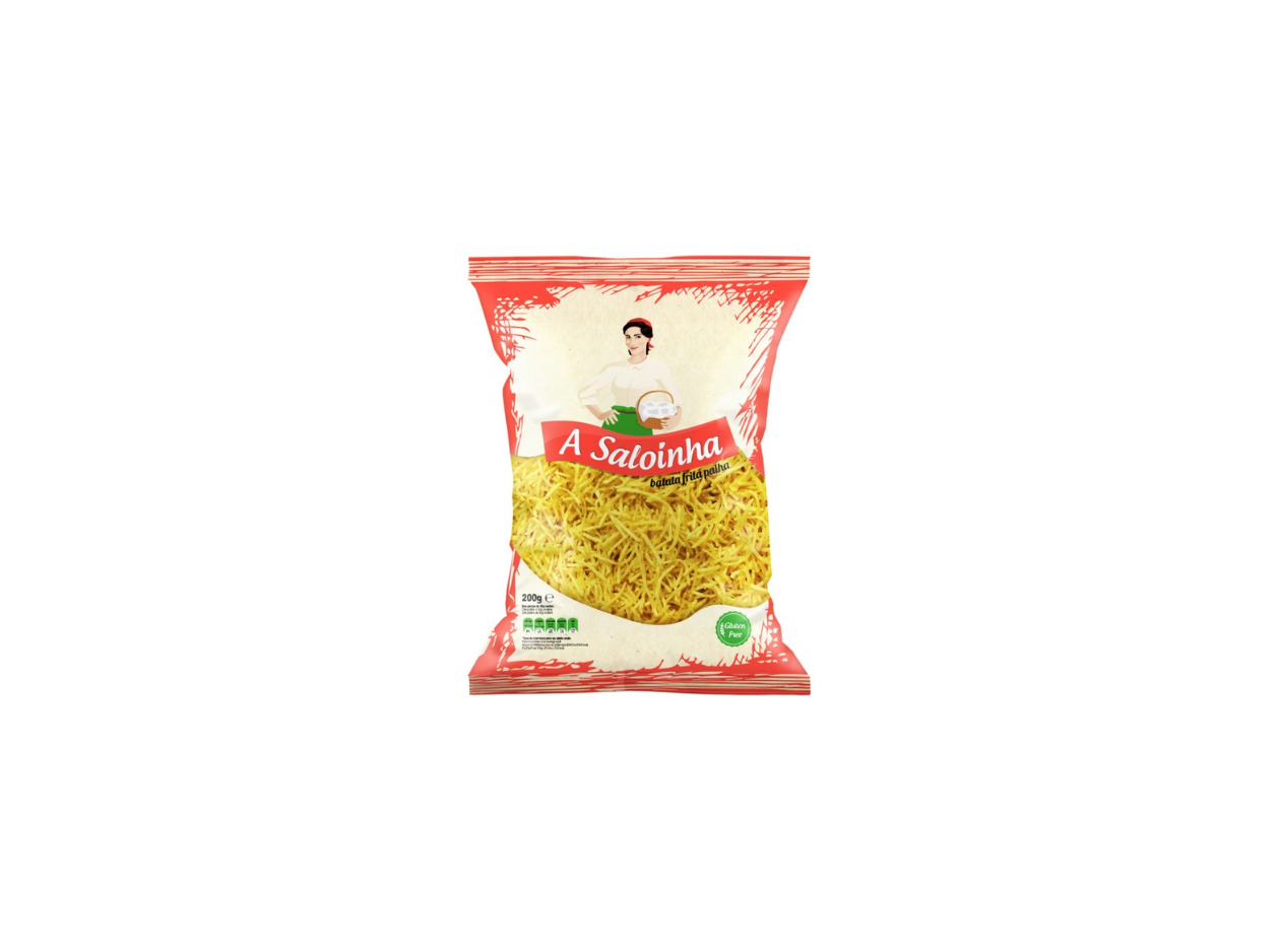 BATATAS FRITAS PALHAS SEM SAL 1KG SALOINHA