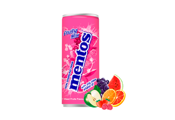 BD MENTOS TUTTI FRUITI 240ML CX24