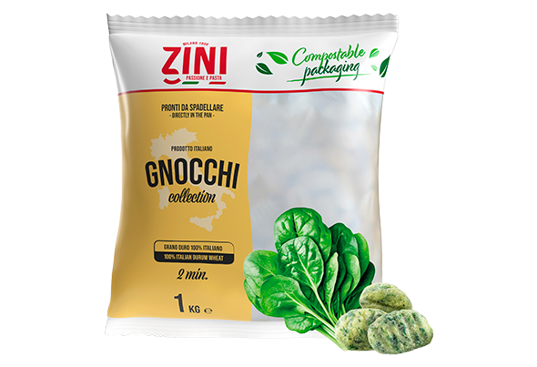 ZINI GNOCCHI DE ESPINAFRES CONGELADO