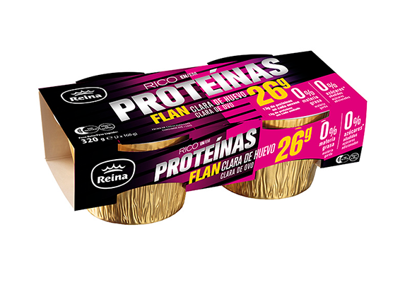 PUDIM FLAN RICO PROTEINA REINA 2X160G
