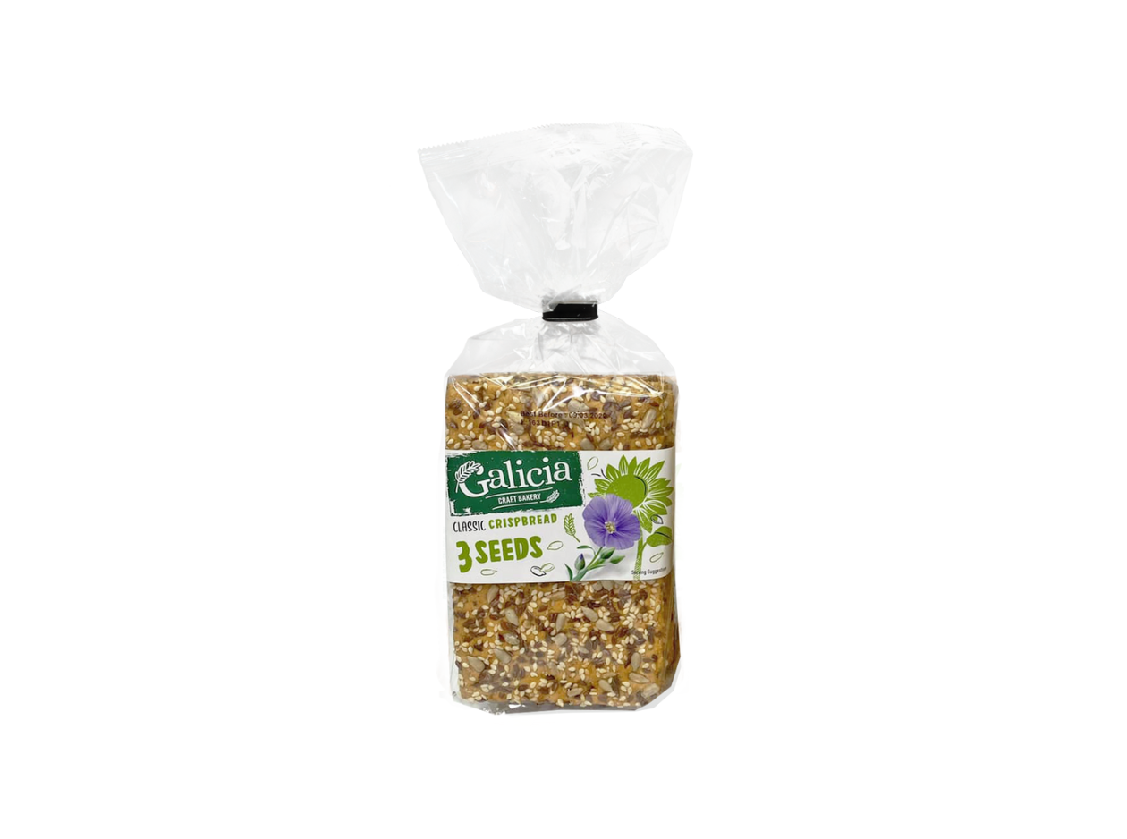 PAO CROCANTE 3 SEMENTES GALICIA 180G CX8