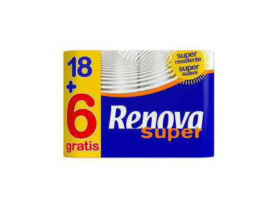 PAPEL HIGIENICO INST.2F RENOVA (24ROLOS)