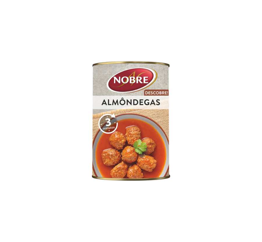 ALMONDEGAS REF NOBRE LT 420G C/6