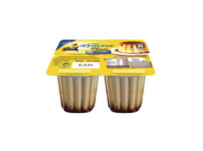 PUDIM FLAN BAUNILHA 4X100G LEITEIRA