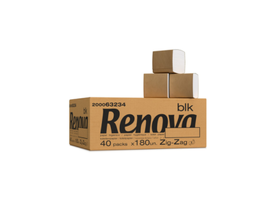 PAPEL HIG. RENOVA BLK ZIG ZAG (CX7,2MIL)