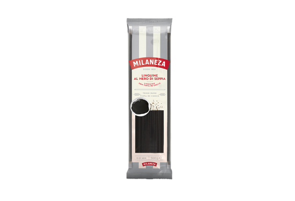 655511 MASSA LINGUINE AL NERO MILANEZA 500G