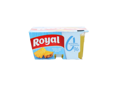 GELATINA RTE ANANAS 10KCAL 4X90G ROYAL
