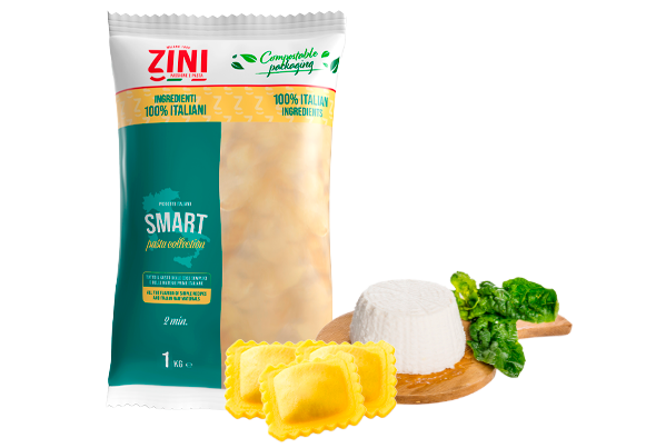 ZINI TORTELLI DE RICOTTA E ESPINAFRES CONGELADO