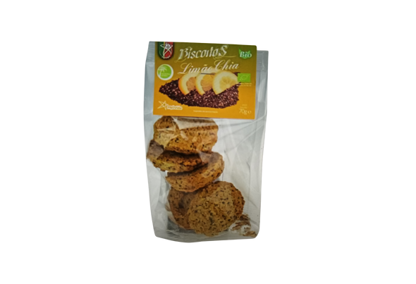 654019 BISCOITO LIMAO CHIA BIO PROVIDA 70G CX8