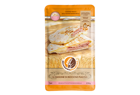 RICCIONE CASSONE FIAMBRE E MOZZARELLA 230G