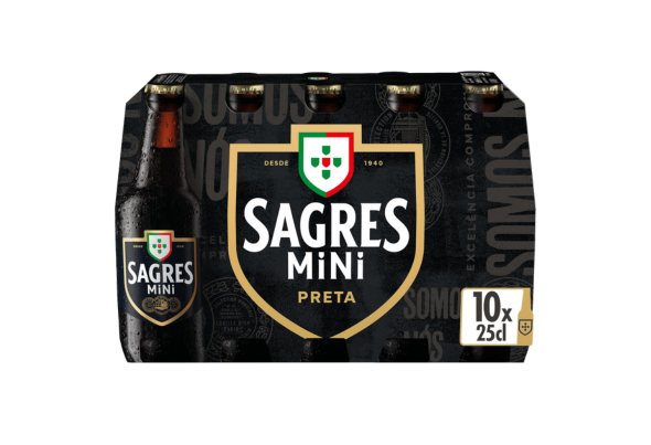 CERVEJA PRETA SAGRES 25CL
