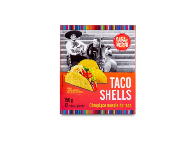 CASA DE MÉXICO TACO SHELLS 12UN 150G CX12UN