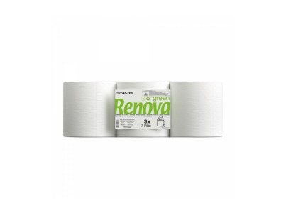 TOALHA DE MÃO EM ROLO 210 180M 2F EC RENOVAGREEN
