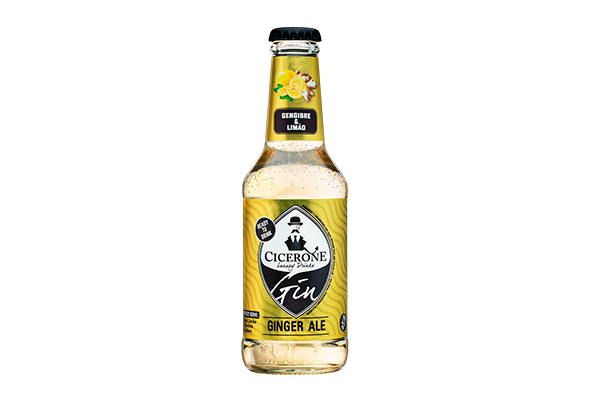 CICERONE GIN GINGER ALE GENGIB 25CL CX18