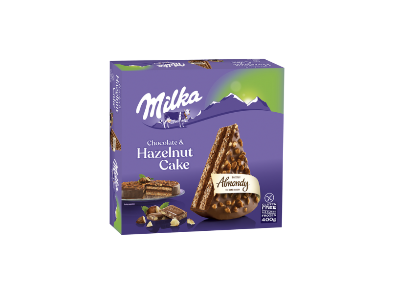 ALMONDY TARTE CHOCOLATE MILKA CONG.400G