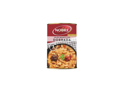 Dobrada C Feijao Br Lt 420G Cx6un Nobre