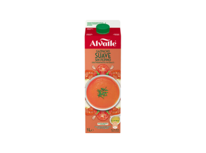 GASPACHO SUAVE 1L ALVALLE CX 6UN