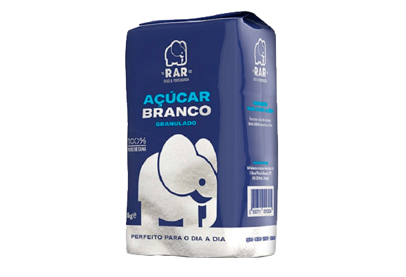 AÇÚCAR BRANCO GRANULADO EMBALAGEM DE PLÁSTICO RAR