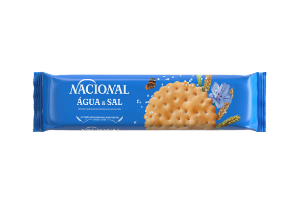 654073 BOLACHA AGUA E SAL NACIONAL 125G CX32