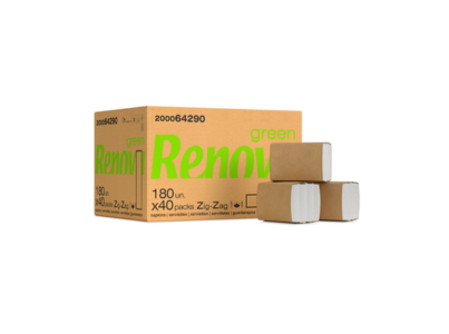 GUARDANAPOS RENOVA GREEN ZZ BR(CX 7.2)