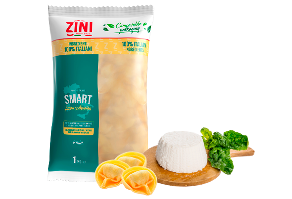 ZINI TORTELLONI DE RICOTTA E ESPINAFRES CONGELADO