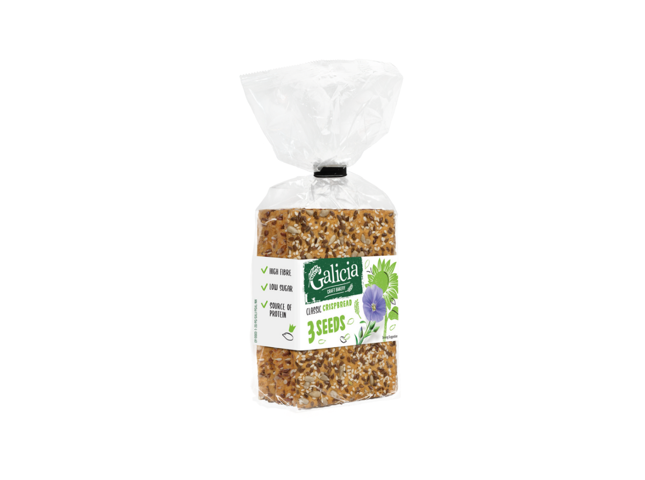 Pao Crocante 3 Sementes Galicia 180G Cx8