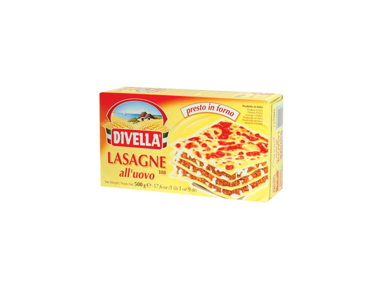DIVELLA LASANHA COM OVO 500G
