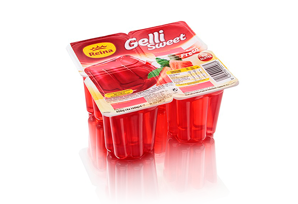 GELATINA GELLI SWEET MOR IND REINA4X100G